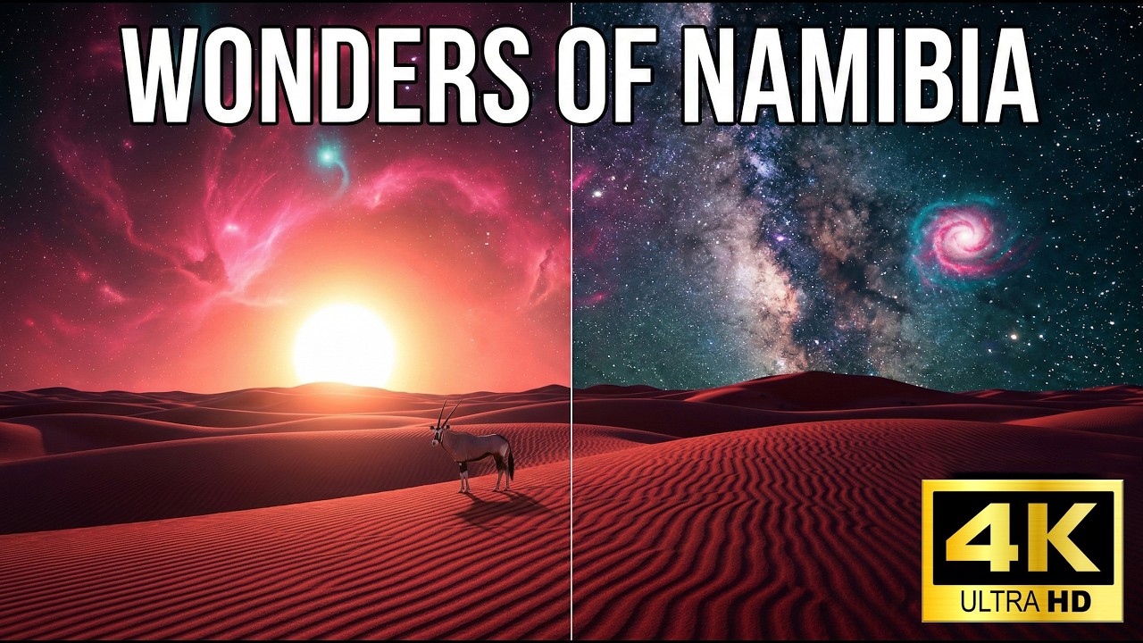Wonders of Namibia in 4K | Relaxing Travel Video with Deserts, Wildlife & Hidden Beauty 4K