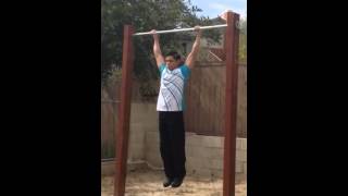 35 strict one second dead hang pull ups!!!