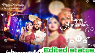 wedding status video editing || wedding anniversary status video editing