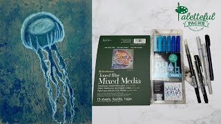 So Much Blue! Paletteful Packs Oct 2021 Unboxing & Artwork