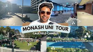 My University Tour in Melbourne | Monash University Caulfield Campus Full tour | 4K