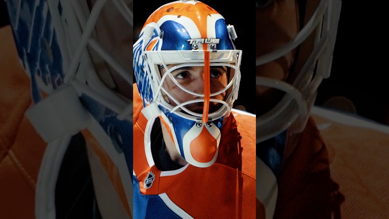 Devon Levi's New Mask Inspired by Grant Fuhr