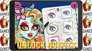 Monster High : Unlock Outfits | Make-Up Game for Girls (part 1) screenshot 1