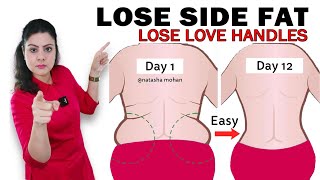 5 Minutes Reduce Stubborn Side Fat ( Love Handles )  Easily Tone Your Back in 2 Weeks