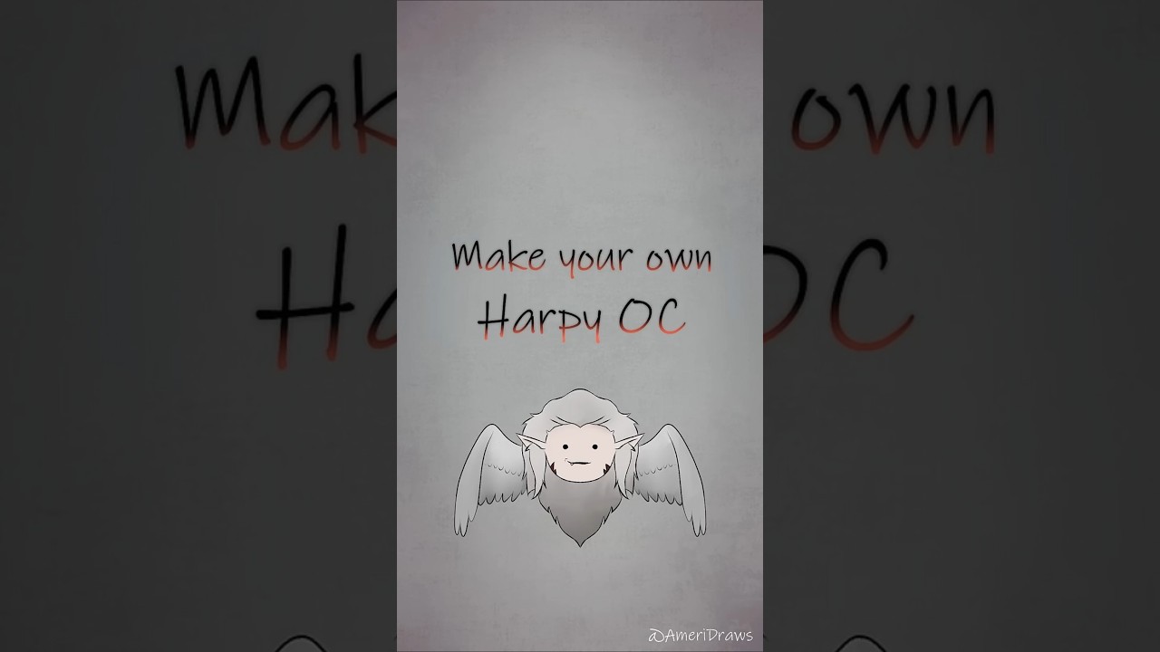 Make A Harpy OC art challenge 