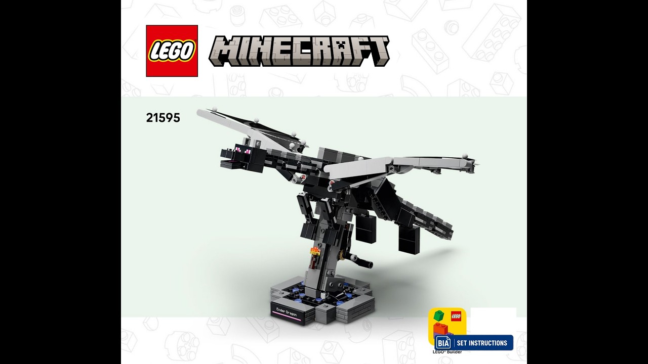 LEGO 21595 The Ender Dragon – Building Instructions | Minecraft