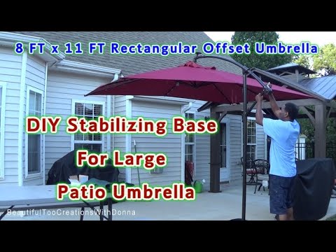 Quick Answer How To Weigh Down Umbrella Base Bikehike - How Heavy Should My Patio Umbrella Base Be
