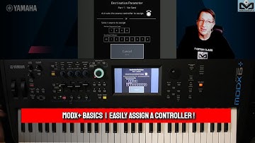 Yamaha MODX+ Basics | Assign a controller(English with subtitles)