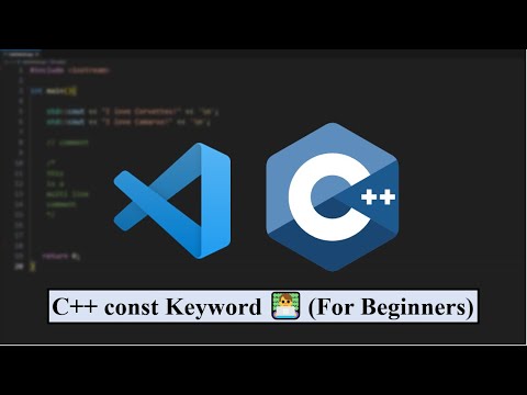 C++ CONST keyword 👨‍💻 (For Beginners) - YouTube