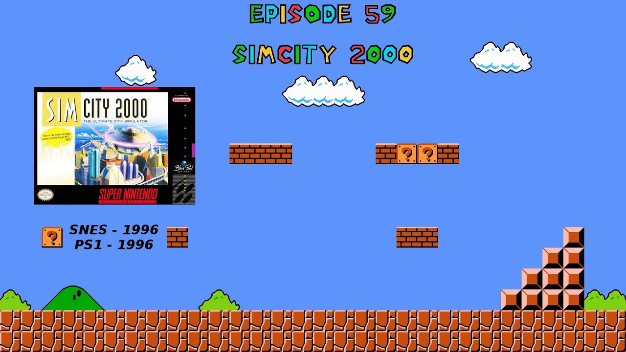 SimCity 2000 - Sony Playstation Vs. SNES - YouTube