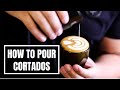 How to Pour Latte Art in Cortados/Gibraltar's/Piccolos