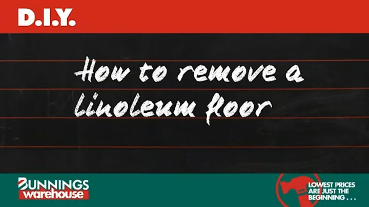 How To Remove Vinyl Flooring - Bunnings Warehouse