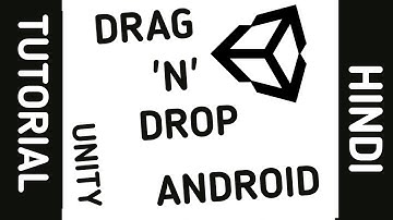 SIMPLE DRAG N DROP(unity tutorial hindi)