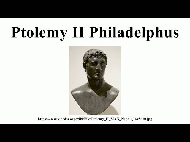 Ptolemy II Philadelphus - Wikipedia