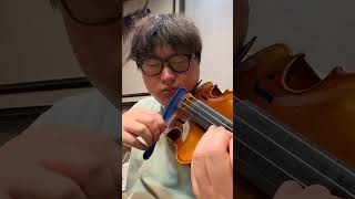 Play a Violin with a comb