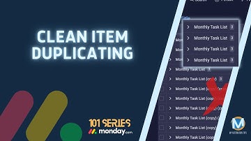 Monday 101 - "Duplicating" Items ... Automated! (Create to duplicate)