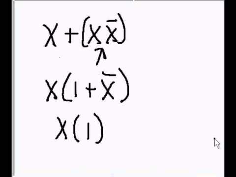 Boolean Expression Simplification, Boolean Algebra 02