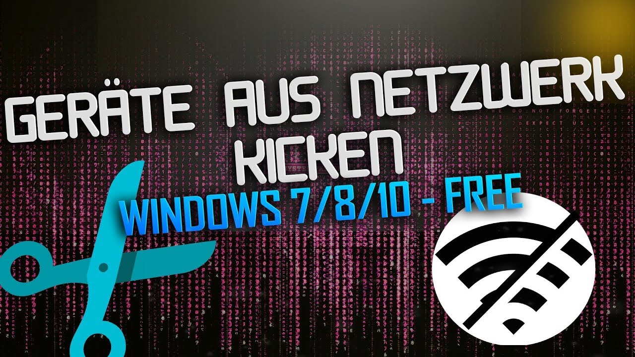 Geräte Aus Dem Netzwerk Kicken Block Internet Connection Windows 7 8 10 Netcut Viipercoding Youtube