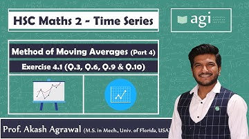 HSC Class 12th Commerce | Time Series - Part 4 | Method of Moving Averages | Syllabus 2020 - 2021