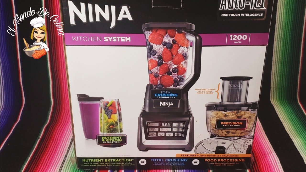 Licuadora Profesional Ninja + 3 Nutri Vasos Bl642 1500w