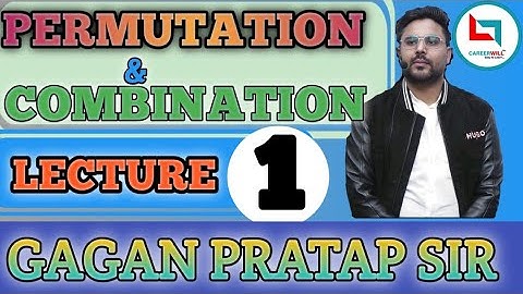 Permutation And Combination Lecture 1 #ssc #ssccgl Gagan Pratap Sir
