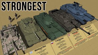 40 Most Powerful Main Battle Tank Comparision 3D screenshot 3