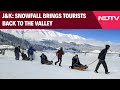 Jammu Kashmir News | Snowfall Brings Tourists Back to the Valley; Scenes of Celebration and Dance