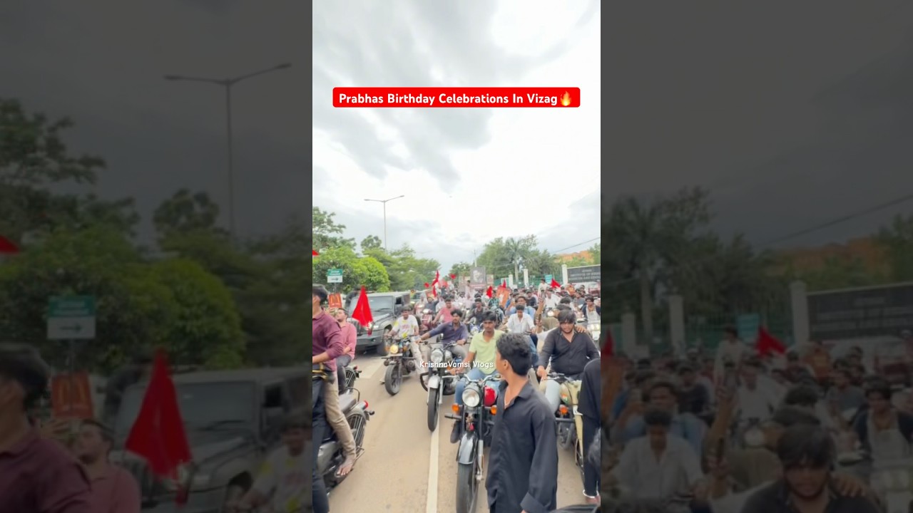 Prabhas Birthday Celebrations In Vizag 