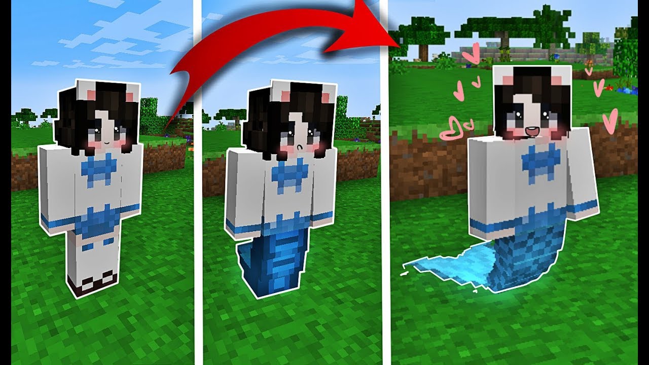 NẾU BẠN SỞ HỮU ĐUÔI CÁ TRONG MINECRAFT😍😍 - YouTube