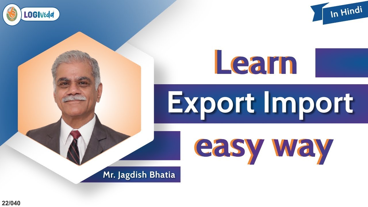 Learn Export Import easy way in Hindi Mr. Jagdish Bhatia YouTube