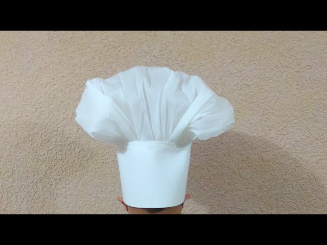 Tutorial #47 - Como hacer un Gorro de Cocina - How to make a Chef Hat 