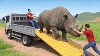 Farm Animal Transport Truck Driving - Pet Zoo Transporter Drive Simulator 3D - Android GamePlay screenshot 1