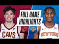 CAVALIERS at KNICKS | FULL GAME HIGHLIGHTS | December 18, 2020