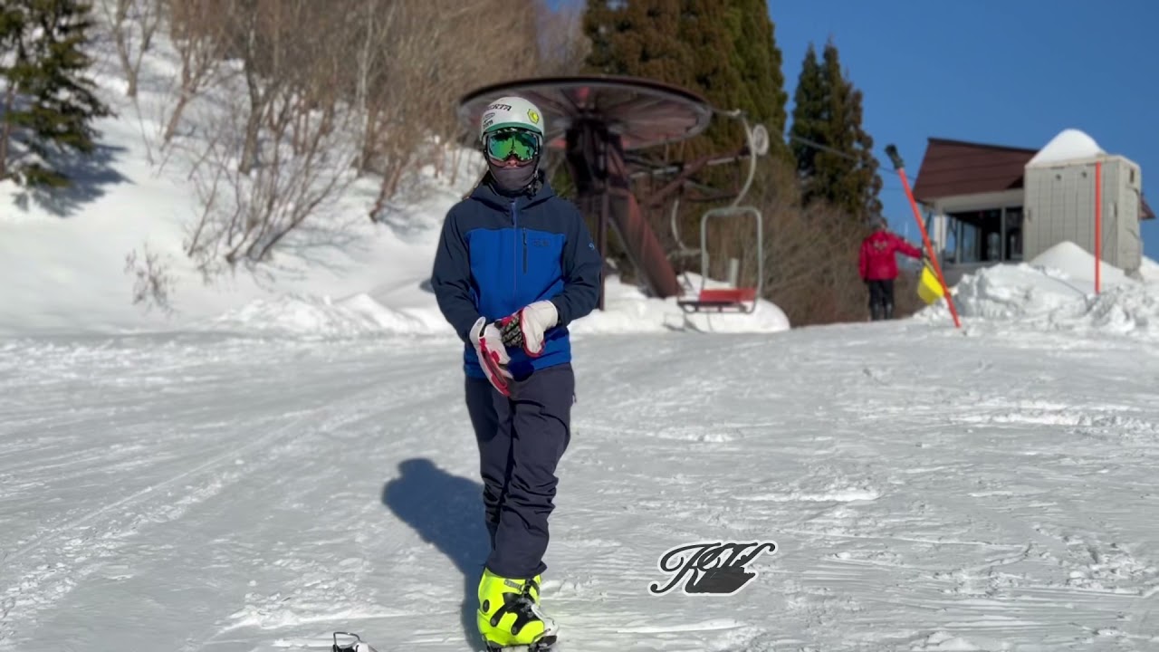 スノーボード　おじろスキー場フリーラン‼️アルペン