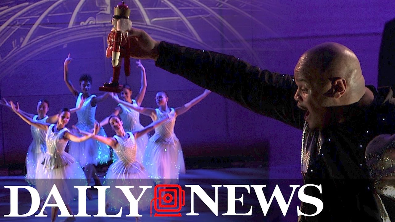 newspaper mockup Brooklyn Ballet’s ‘Nutcracker’ fuses dance and technology for a Christmas classic
