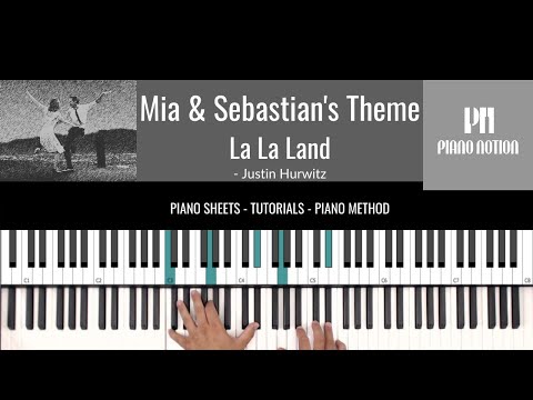 Mia & Sebastian's Theme - La La Land  (Easy Piano) - Justin Hurwitz