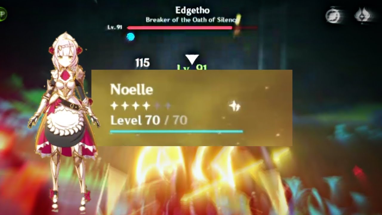 [Genshin Impact] Level 70 Characters vs. Level 91 Edgetho - YouTube
