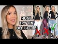 TRYING ON ALL MY JEANS + DECLUTTERING (getting rid of over half!) | leighannsays
