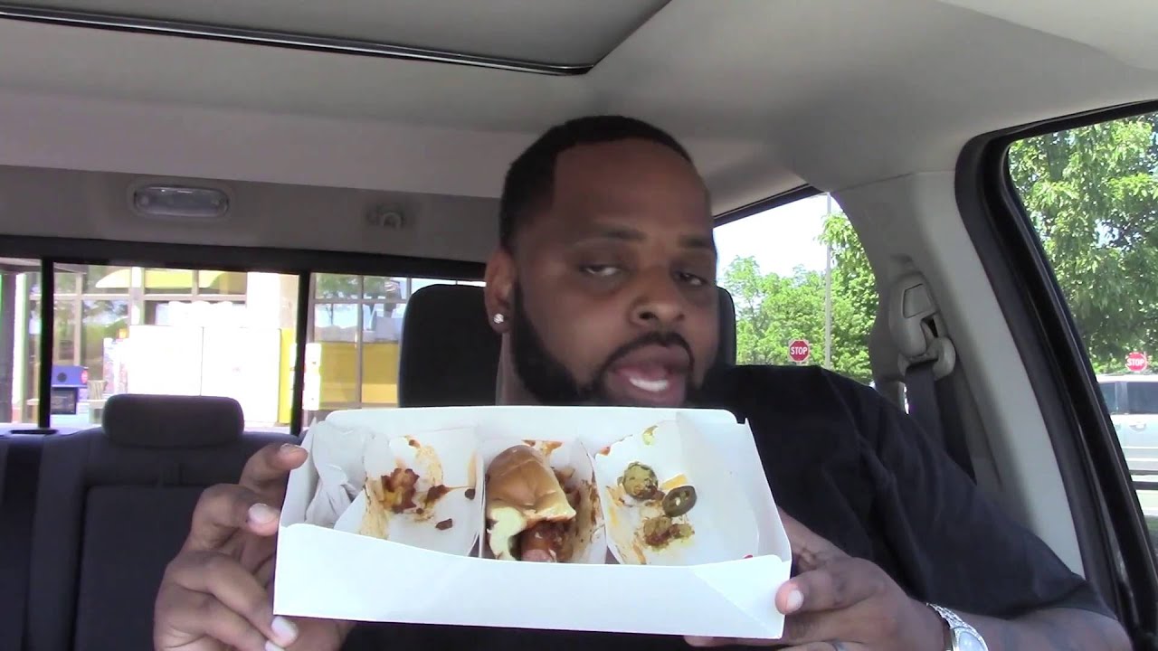 vlogs in spanish Sonic Chili Cheese and BACON DOGS RAW & UNCUT