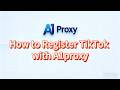 How to Register TikTok with A1proxy | Stable Static Proxy Setup Tutorial