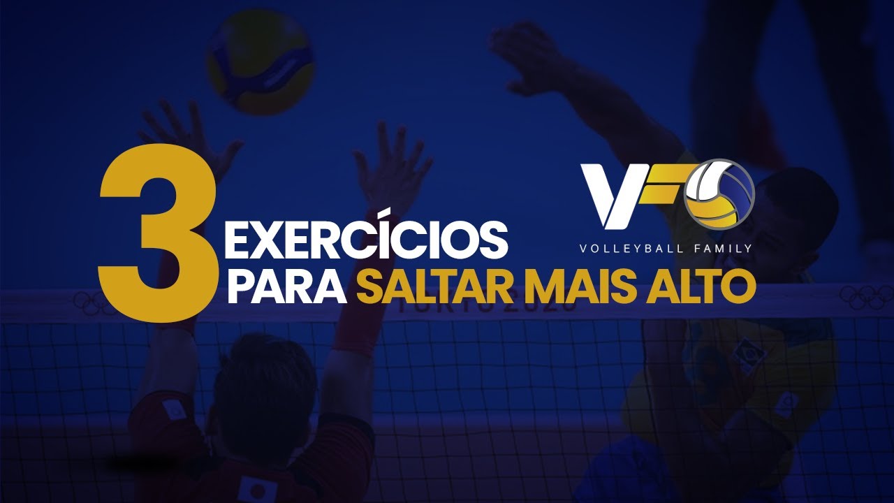 3 exercicios para saltar mais alto - Impulsão no voleibol