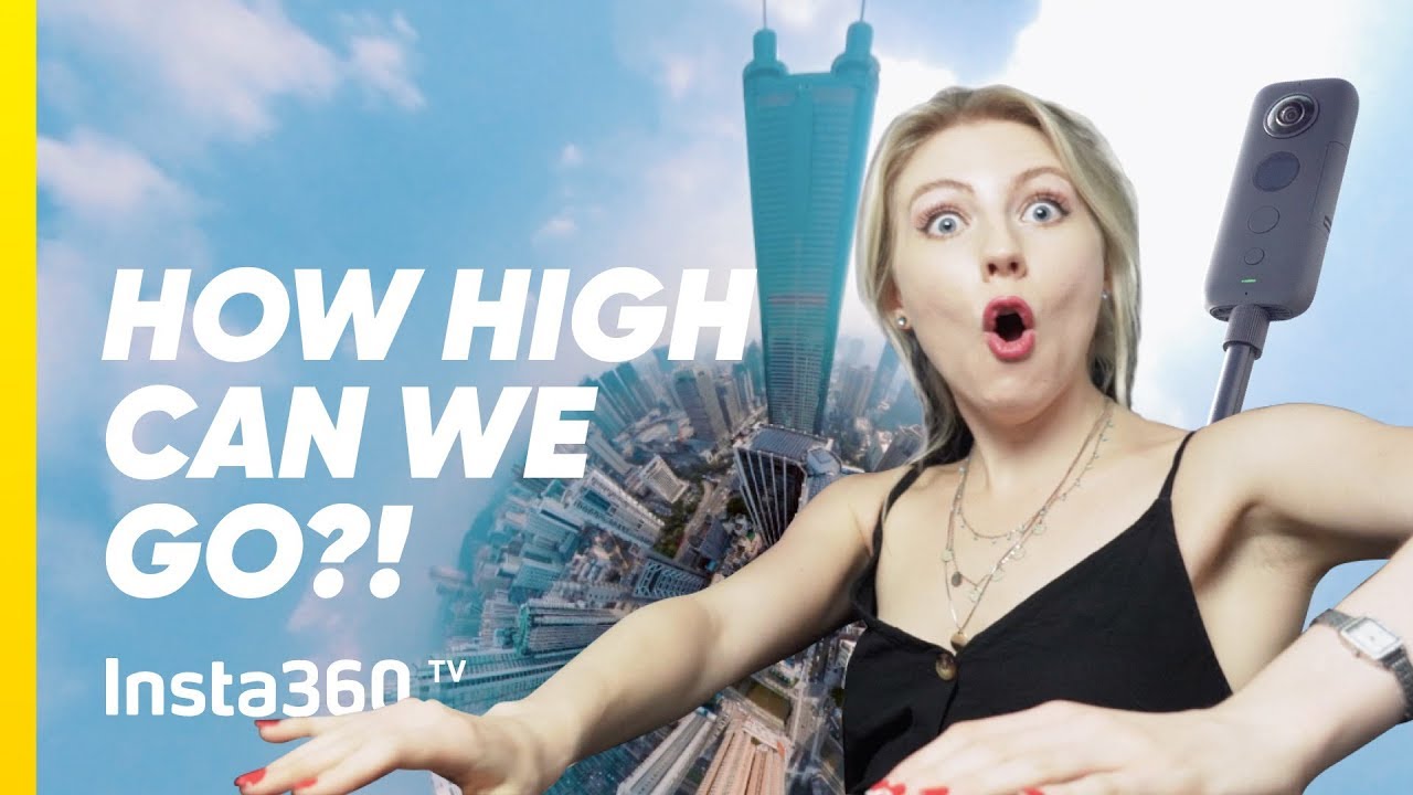 How high can Insta360 ONE X go?