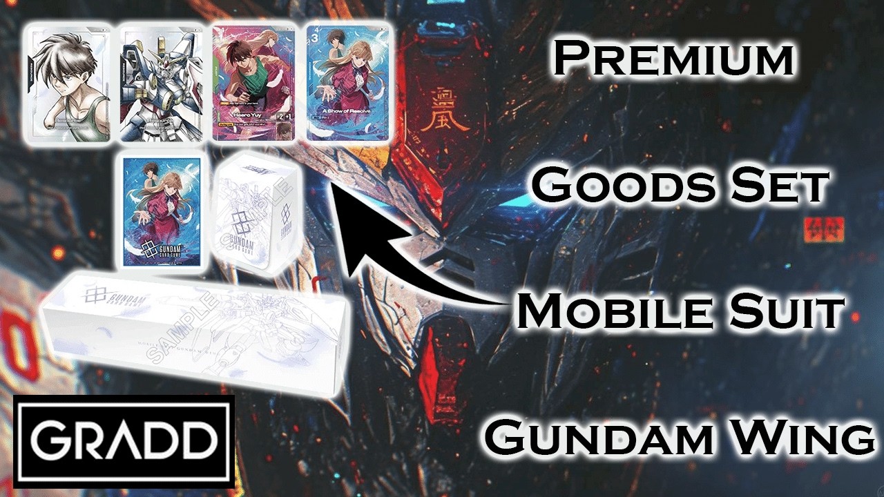Gundam Wing 30th Anniversary - Premium Goods Set Mobile Suit