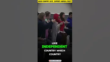 Which Country Gave Support To America First Dr Sabeel Ahmed 