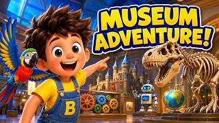 Museum Adventure | Learn With Bobo & Bingo 🦖 🏰 💡 | Bobobingo Tv
