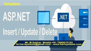 asp net tutorial for beginners | webform insert update delete | sql beginners tutorial | harisystems