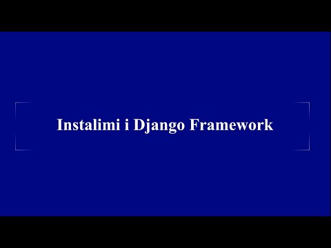 Instalimi i Django Framework 👩🏻‍💻 Part 1 | Programim ne Python 🐍 | Editori Visual Studio Code 🆓