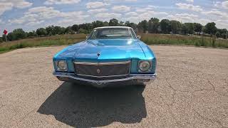 1971 Chevrolet Monte Carlo -TEST DRIVE- 08-25-26 -SMALL BLOCK 350-AUTOMATIC TRANSMISION-