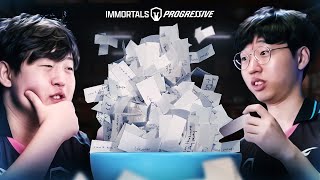 Answering Random Questions with Immortals Progressive