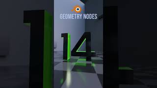 Creating Blender Geometry Nodes Counter Animation.Countdown.Blender motion graphic.Blender Tutorials